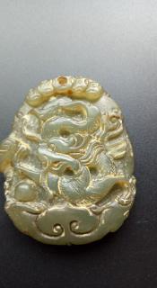 朋友家传 和田玉挂件一枚