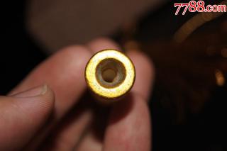 辽金和田白玉包金了子